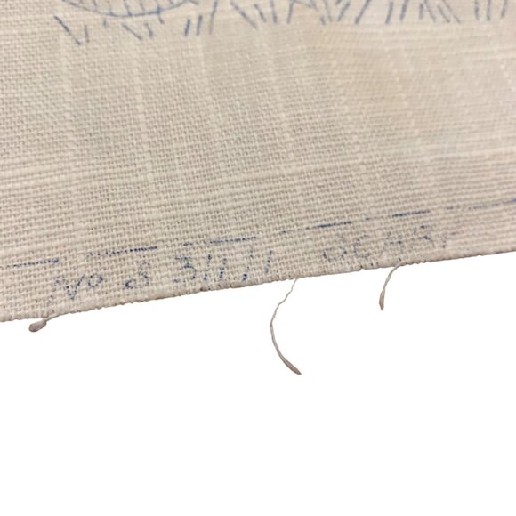 VTG Table Runner Scarf Needlepoint Canvas Mexico Cowboy Dancer Design Cotton - Picture 5 of 7